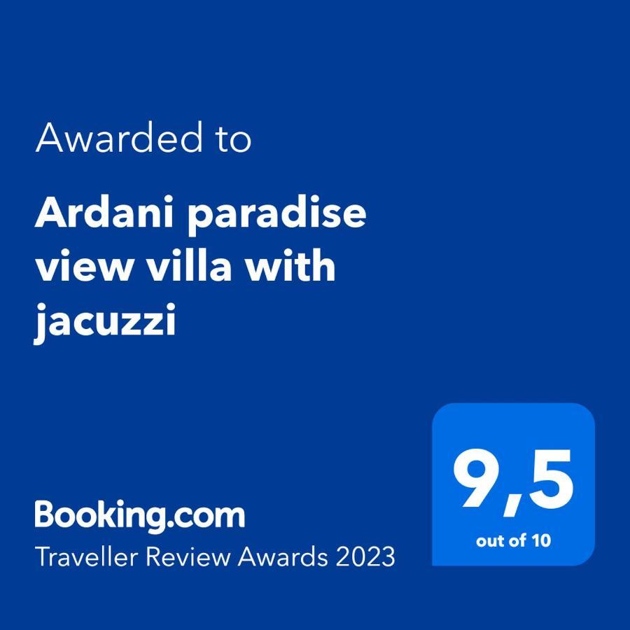 Ardani Paradise View Villa With Jacuzzi Amoopi Exterior photo